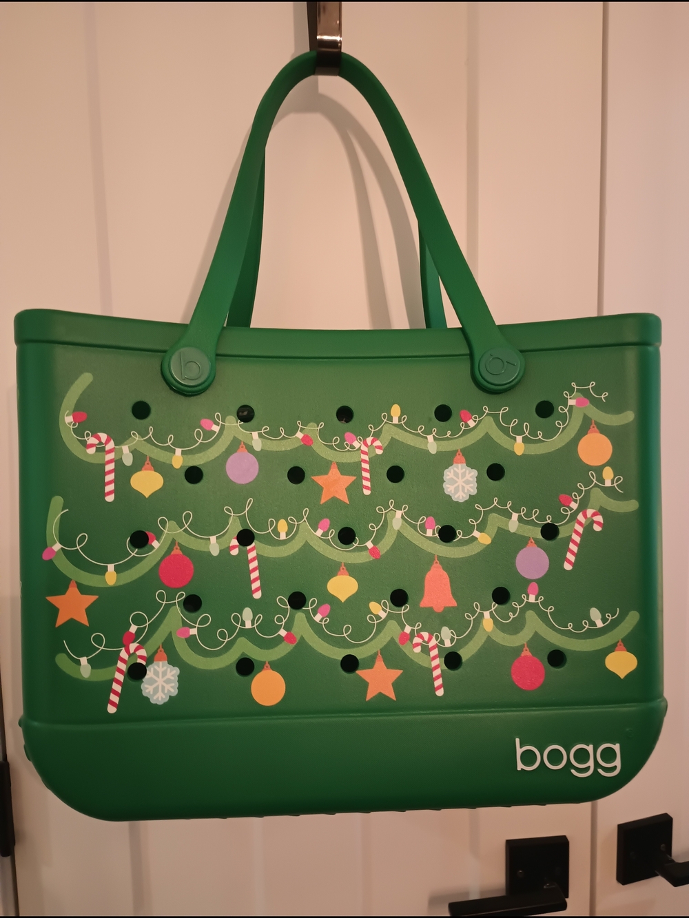 Limited Edition BOGG BAG L 19" Tinsel Tree Tote Discontinued Holiday Room Mom